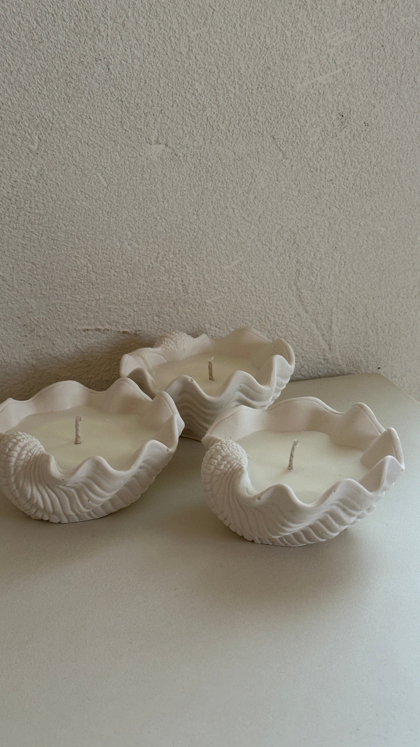 Seashell Candle