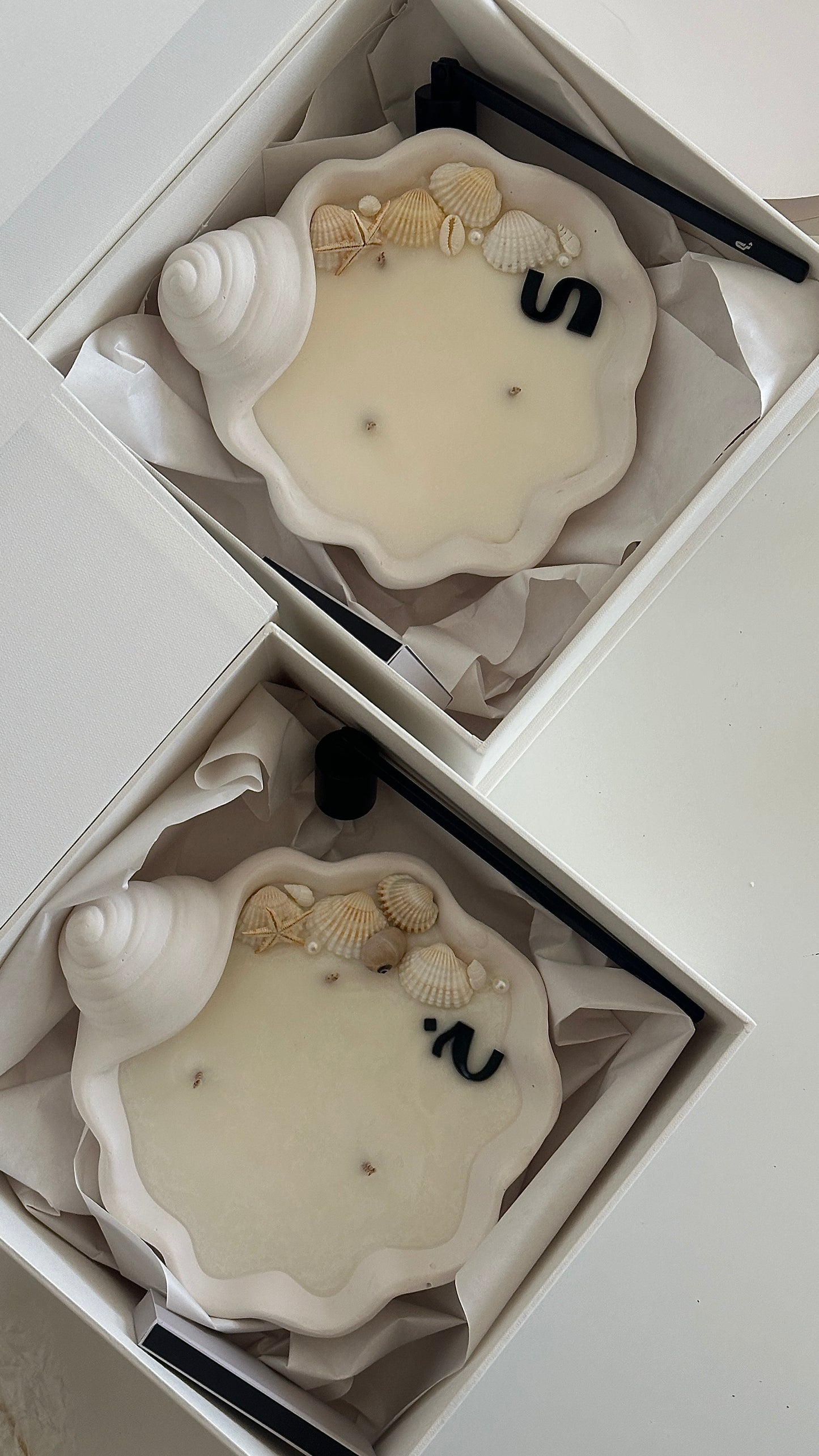 Seashell Candle Gift Set