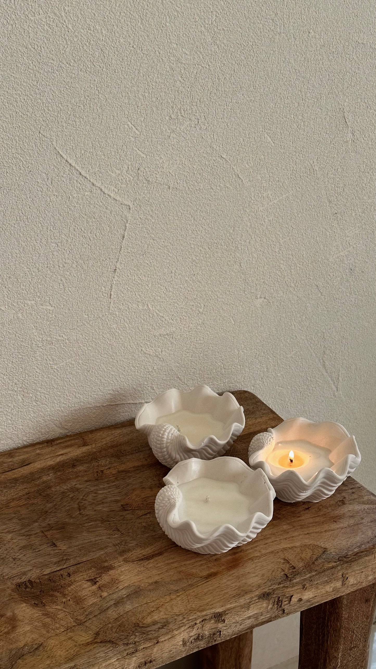 Seashell Candle