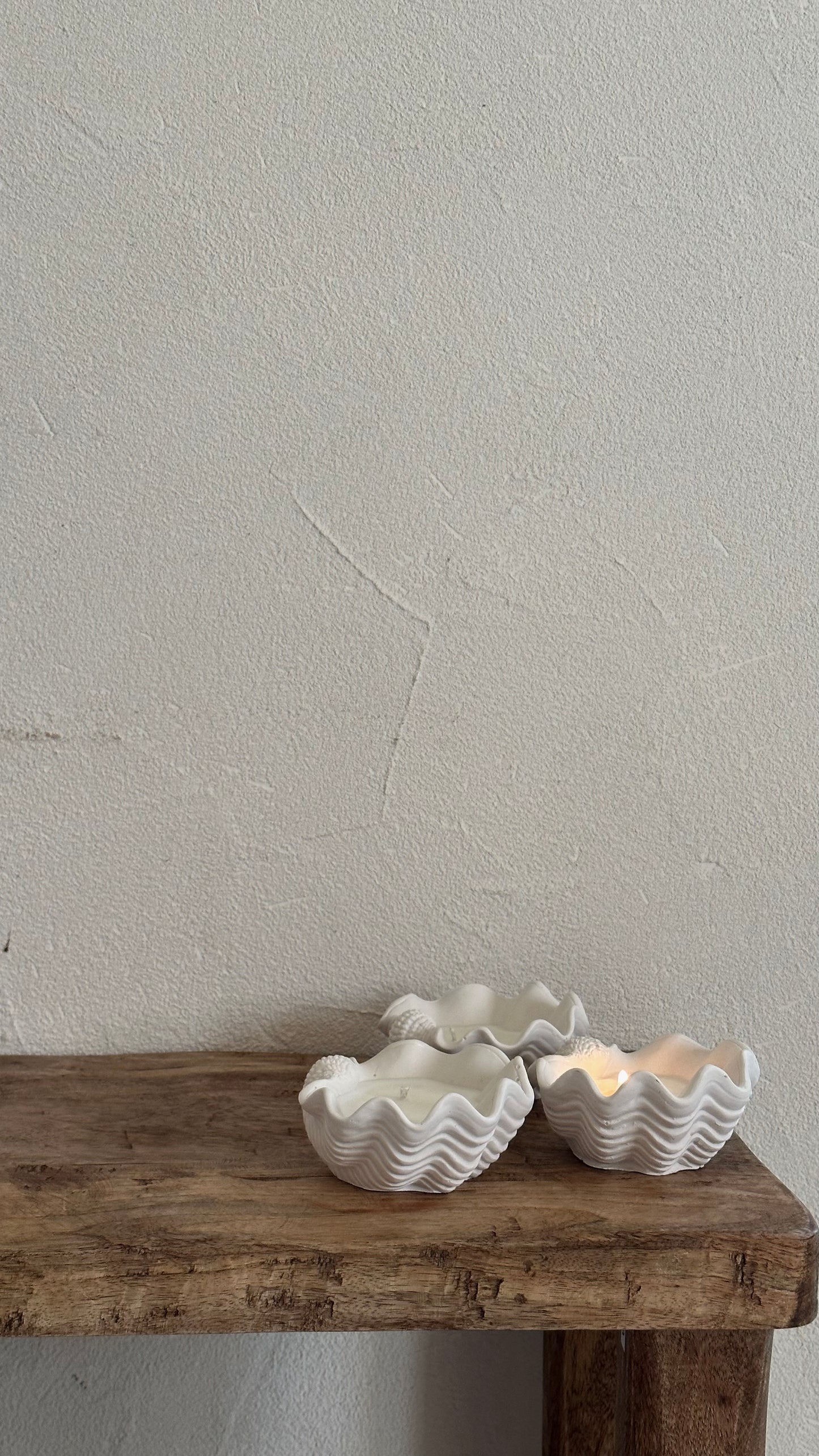 Seashell Candle