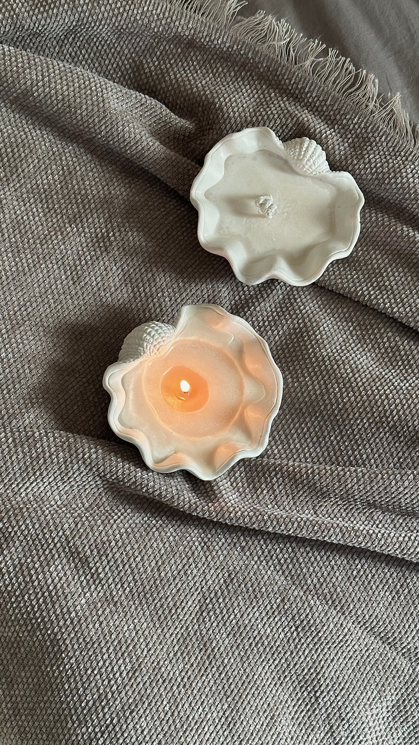 Seashell Candle